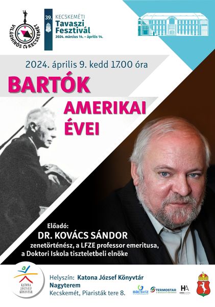 Dr. Kovács Sándor: Bartók amerikai évei