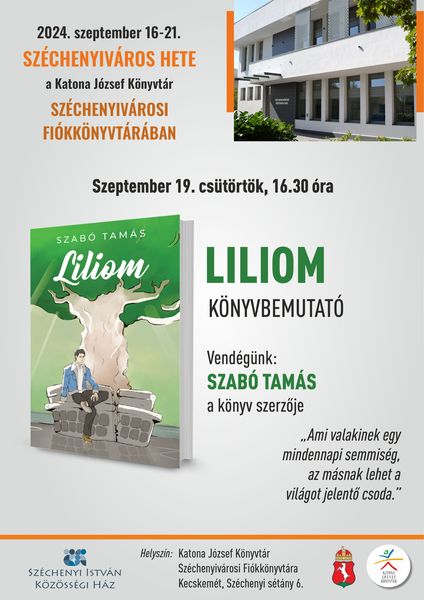 Szabó Tamás: Liliom - könyvbemutató