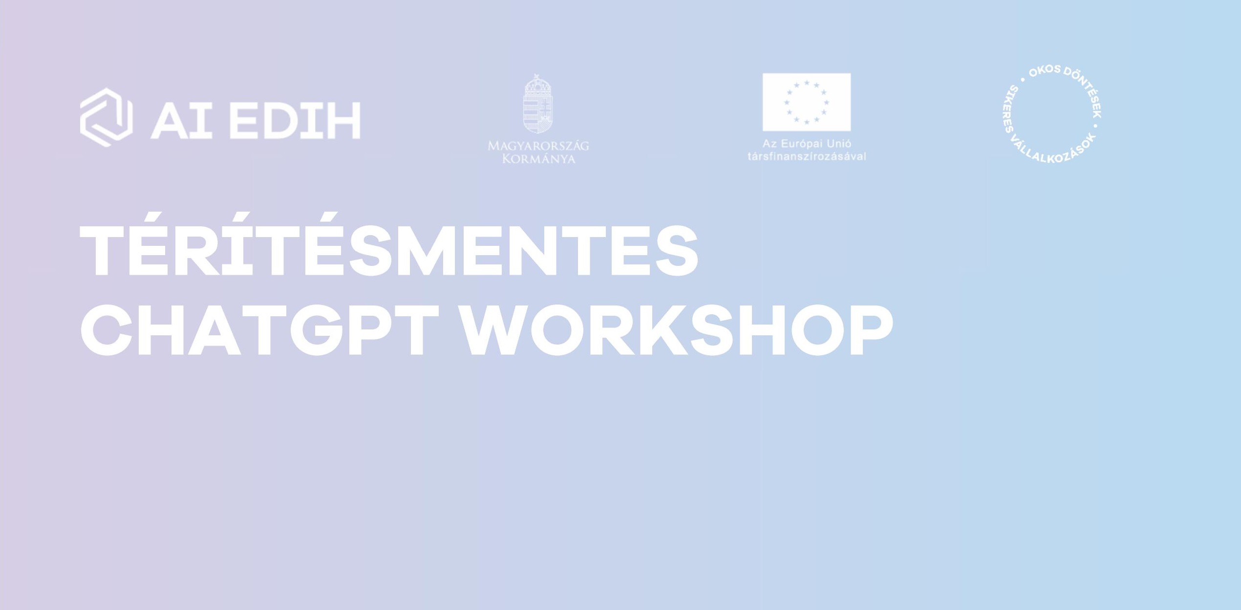 Térítésmentes ChatGPT workshop